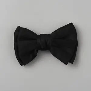 Bowknot Satin Face with Iron Shoe Buckle Clips