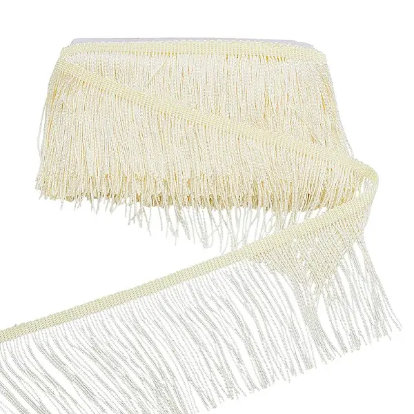 Polyester Tassel Lace Edge Trim Ribbon