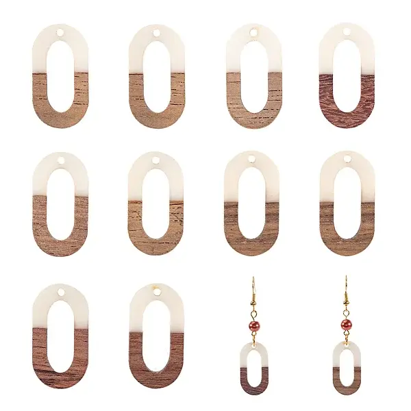 Resin & Wood Pendants