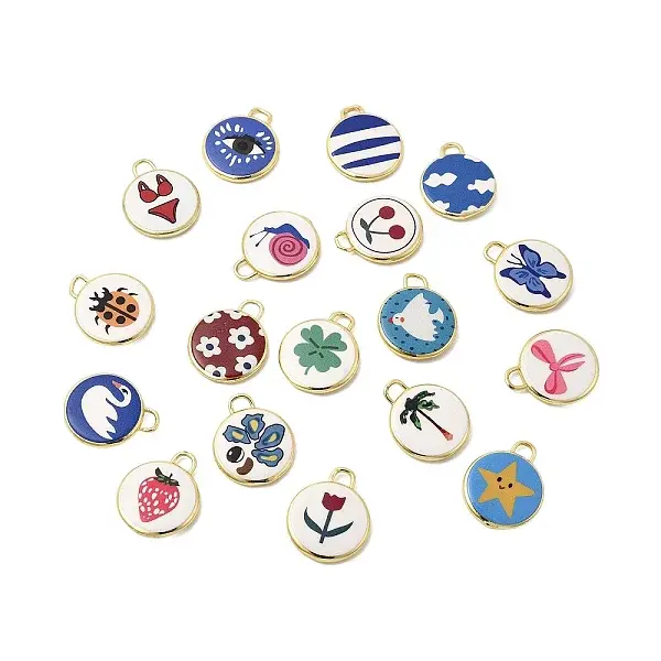 Printed Brass Pendants