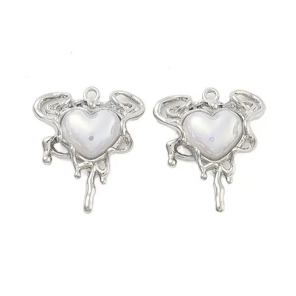 Rack Plating Alloy Resin Pendants