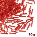 10G Glass Bugle Beads