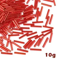 10G Glass Bugle Beads