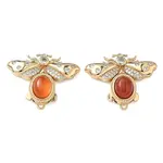 Brass Micro Pave Clear Cubic Zirconia Box Clasps