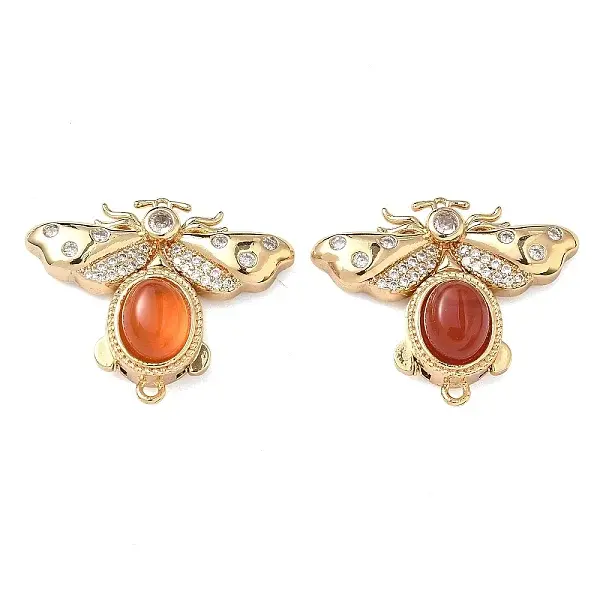 Brass Micro Pave Clear Cubic Zirconia Box Clasps