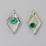 Transparent Clear Resin Pendants