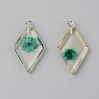 Transparent Clear Resin Pendants
