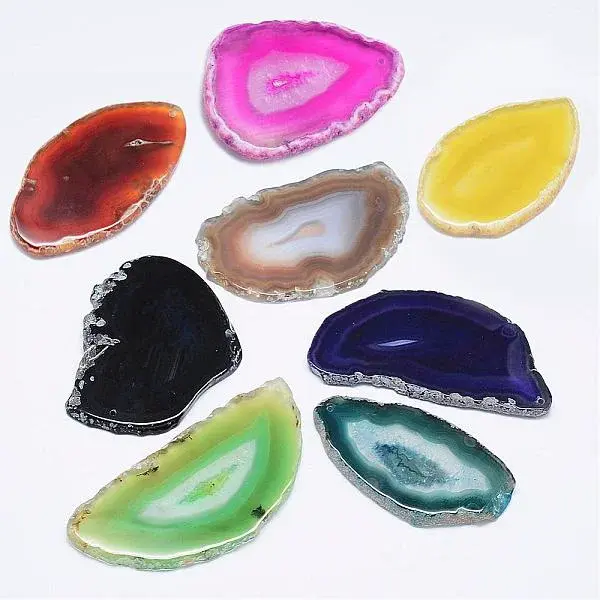 Natural Agate Pendants