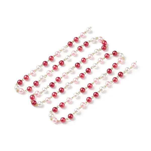 Handmade Glass Pearl Beaded Chain