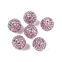 Transparent Resin Rhinestone Graduated Beads