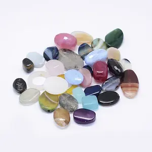 Natural & Synthetic Mixed Gemstone Beads