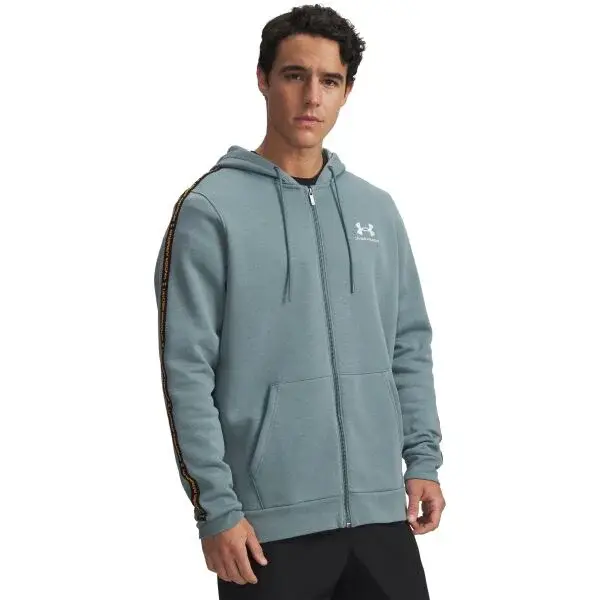 Under Armour ICON FLEECE HOODIE Pánska mikina, svetlomodrá, veľkosť M