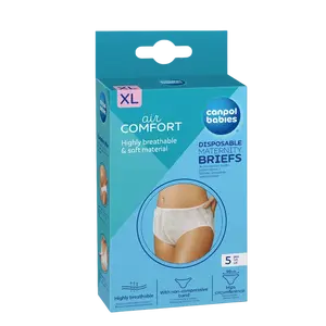 CANPOL BABIES Jednorázové mateřské kalhotky vel. L/XL 5 ks