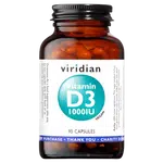 VIRIDIAN Vitamin D3 1000iu 90 kapslí