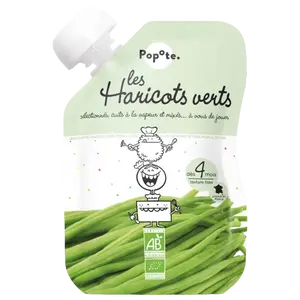 POPOTE Kapsička BIO zelené fazole 120 g