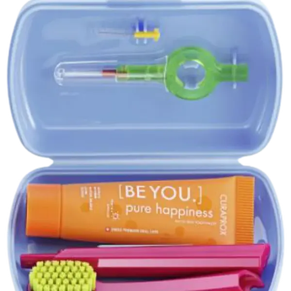 CURAPROX Travel set modrý