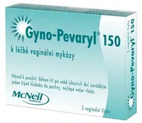 GYNO-PEVARYL 150 mg, vaginální čípky 3 ks