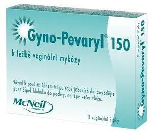 GYNO-PEVARYL 150 mg, vaginální čípky 3 ks