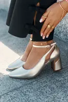 Kožené Lodičky Na Podpätku Maciejka