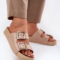 Dámske Hladké Voňavé Papuče ZAXY Béžové