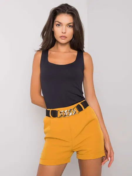 Shorts-DHJ-SN-13186.03P-dark yellow