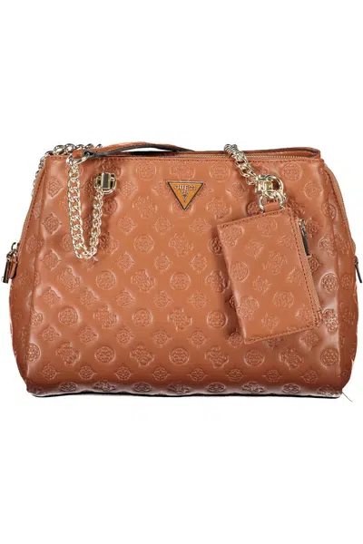 GUESS JEANS WOMEN'S BAG BROWN