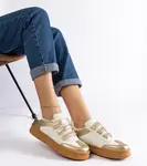 Gemre Zlaté tenisky na suchý zips Mena