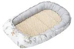 Medi Partners Baby cocoon/nest – Safari + beige Minky