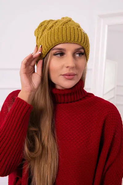 Kesi Čapica s fleece Wanda K281 kiwi