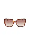 LIU JO BROWN WOMEN'S SUNGLASSES