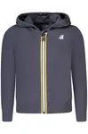 Detská mikina K-WAY na zips modrá