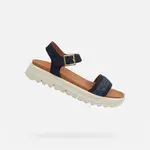 Dark blue women's sandals Geox Xand 2.1 S - Women's