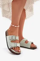 Boto Dámske Papuče S Prackami Mätové Oliena