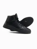 Ombre Men's insulated sneaker boots with high upper - black