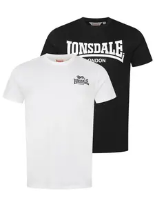 Lonsdale Men's t-shirt regular fit double pack