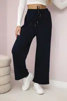 Punto Milano winter trousers with wide legs dark blue
