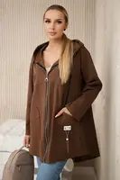 Punto Milano winter hoodie brown