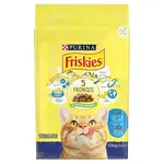 Friskies Steril granule pro kočky - s lososem a přidanou zeleninou 2 x 10 kg