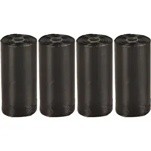 Flamingo sáčky na psí exkrementy - černé 4 x 15 ks