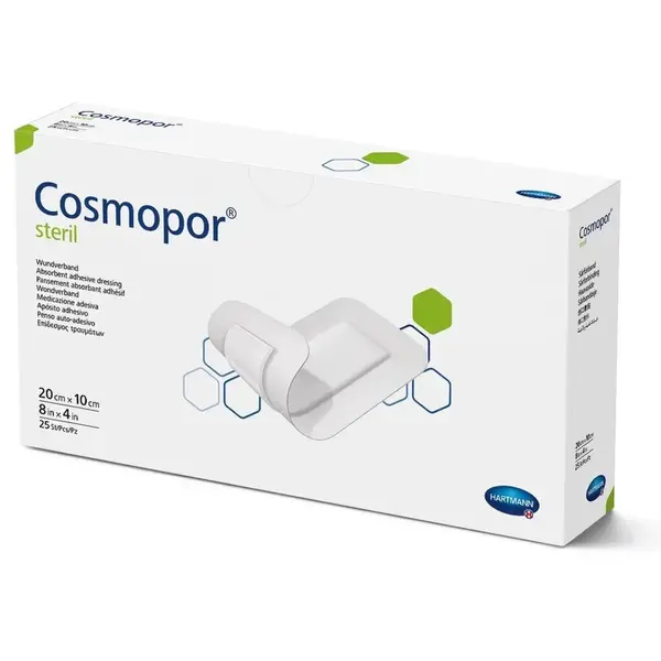Cosmopor Sterilní hypoalergenní náplast s polštářkem 10 x 20 cm 1ks