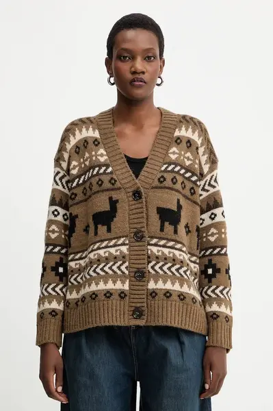 Vlnený kardigán Weekend Max Mara OVATTA