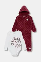 Kojenecká sada Guess 3-pack vínová barva, H5BW02 KAVN4