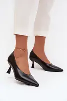 Boto Lakované lodičky na jehle Černé Gavrielle