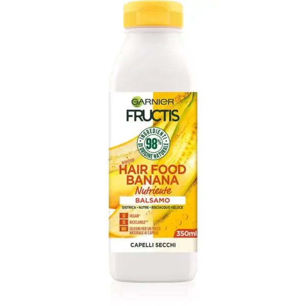 Garnier Fructis Banana Hair Food vyživující kondicionér pro suché vlasy 350 ml