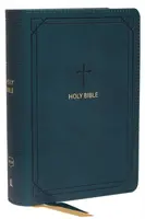 NKJV, End-of-Verse Reference Bible, Compact, Leathersoft, Teal, Red Letter, Comfort Print - Thomas Nelson