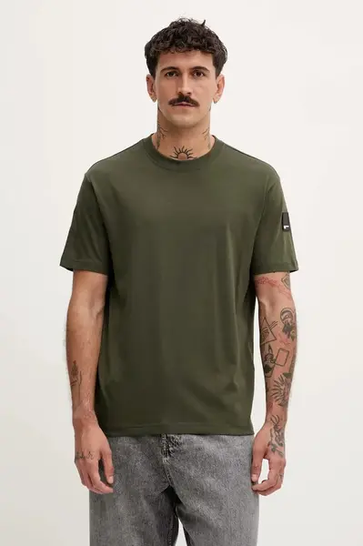 Bavlněné tričko Karl Lagerfeld Jeans pánské, bílá barva, A3M17003