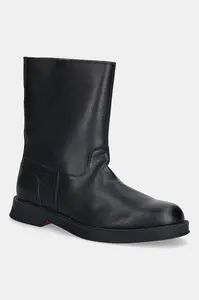 Kožené boty HUGO Lenner