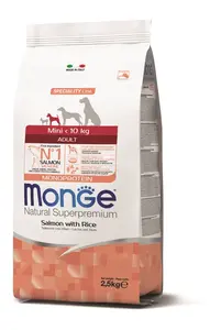 Monge Speciality Line Mini Adult Monoprotein suché krmivo pro psy - losos, rýže 2,5 kg