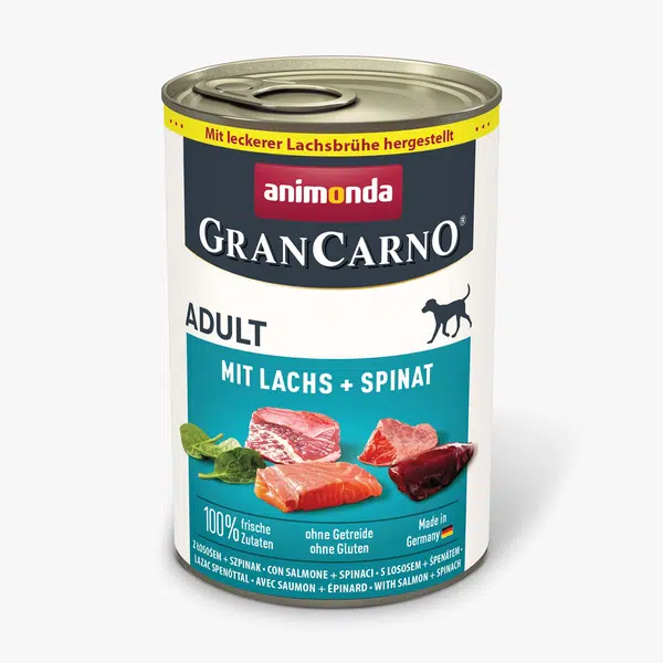 Animonda GranCarno Adult konzerva - losos, špenát 400 g