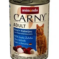 Animonda Cat Carny Adult, hovädzie, treska a petržlenové korene 400 g (83717)